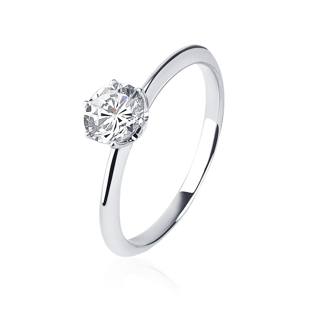 Кольцо Platinum Lab. - Платина 950, Бриллиант (арт. ПК-055-07)