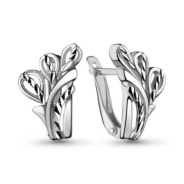 Серьги Аквамарин - Серебро 925 (арт. 33679.5)