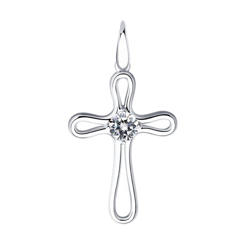 Подвеска Diamant - Серебро 925, Фианит (арт. 94-130-01320-1)