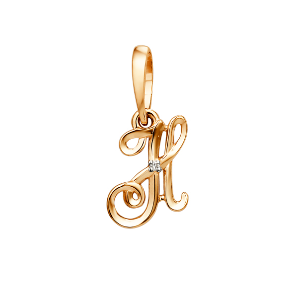 Подвеска ЮФ Династия - Золото 375, Фианит (арт. 101468-5102)