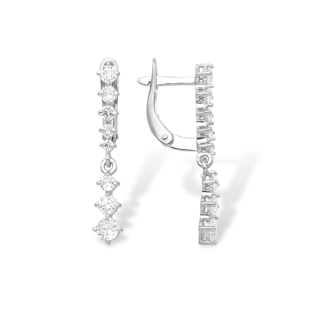 Серьги EFREMOV - Серебро 925, Фианит (арт. 12100112040-501)