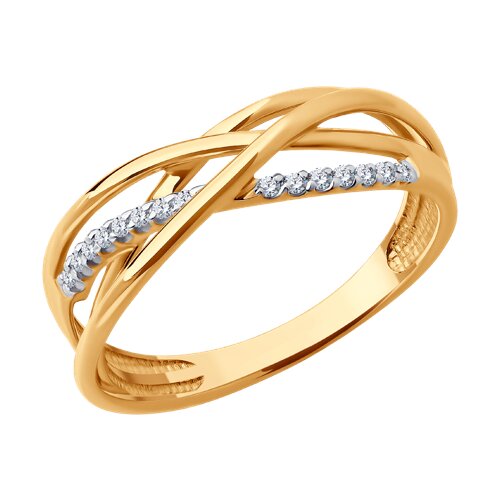 Кольцо Diamant - Золото 585, Фианит (арт. 51-110-02597-1)