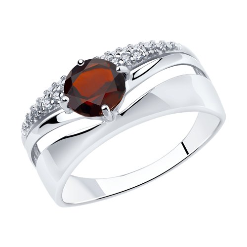 Кольцо Diamant - Серебро 925, Гранат (арт. 94-310-00788-2)