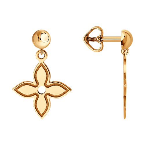 Серьги Diamant - Золото 585 (арт. 51-122-02976-1)