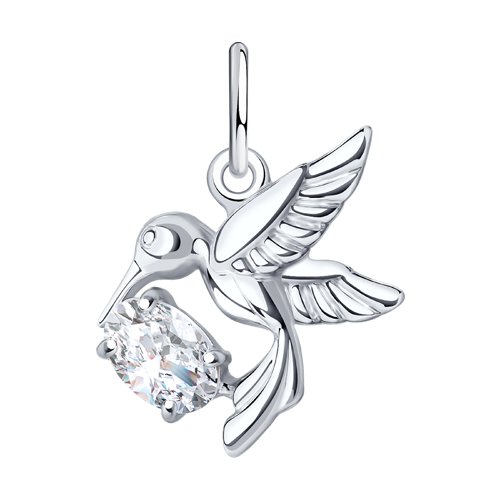 Подвеска SOKOLOV - Серебро 925, Фианит (арт. 94032068)