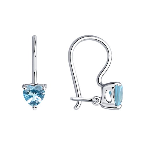 Серьги SOKOLOV - Серебро 925, Фианит (арт. 94020586)