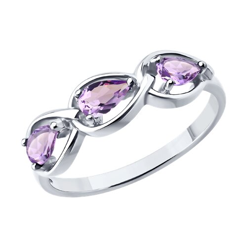 Кольцо SOKOLOV - Серебро 925, Аметист (арт. 92014908)