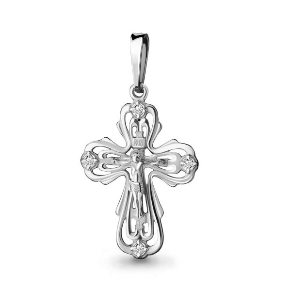 Подвеска Аквамарин - Серебро 925, Фианит (арт. 20716А.5)