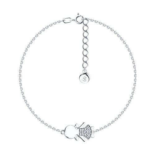 Браслет SOKOLOV - Серебро 925, Фианит (арт. 94050993)