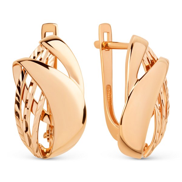 Серьги ЮФ Династия - Золото 375 (арт. 024282-5010)