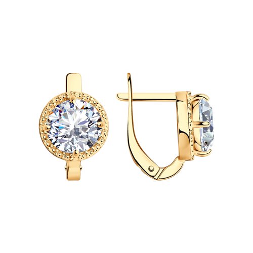 Серьги SOKOLOV - Серебро 925, Фианит (арт. 93021143)