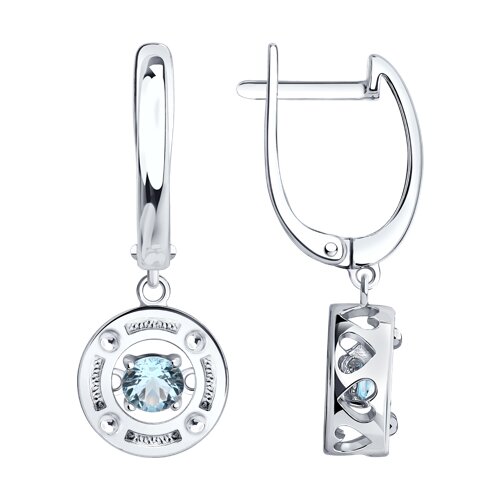 Серьги SOKOLOV - Серебро 925, Бриллианит (арт. 94027761)