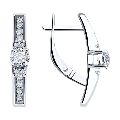 Серьги Diamant - Серебро 925, Фианит (арт. 94-120-01604-1)