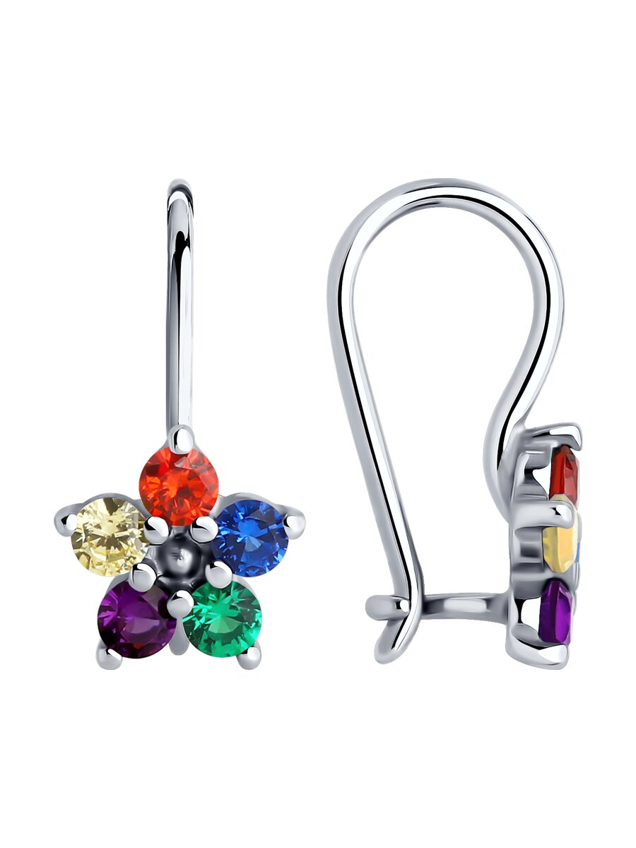 Серьги Diamant - Серебро 925, Фианит (арт. 94-120-02141-1)