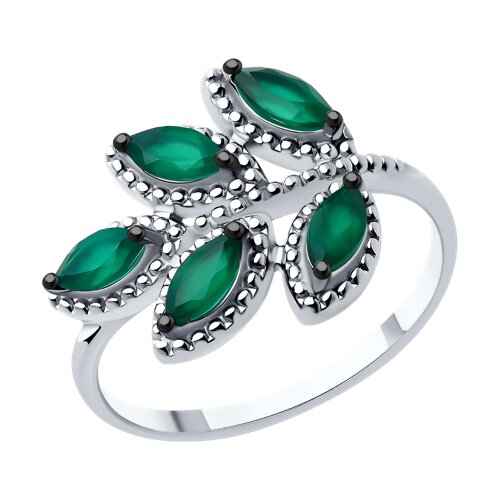 Кольцо SOKOLOV - Серебро 925, Агат (арт. 92014310)