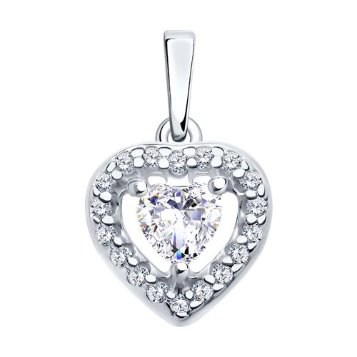 Подвеска SOKOLOV - Серебро 925, Фианит (арт. 94032826)