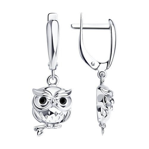 Серьги SOKOLOV - Серебро 925, Фианит (арт. 94022005)