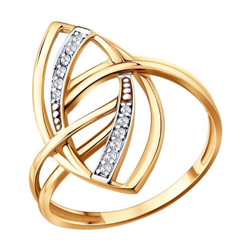 Кольцо Diamant - Золото 585, Фианит (арт. 51-110-01825-1)