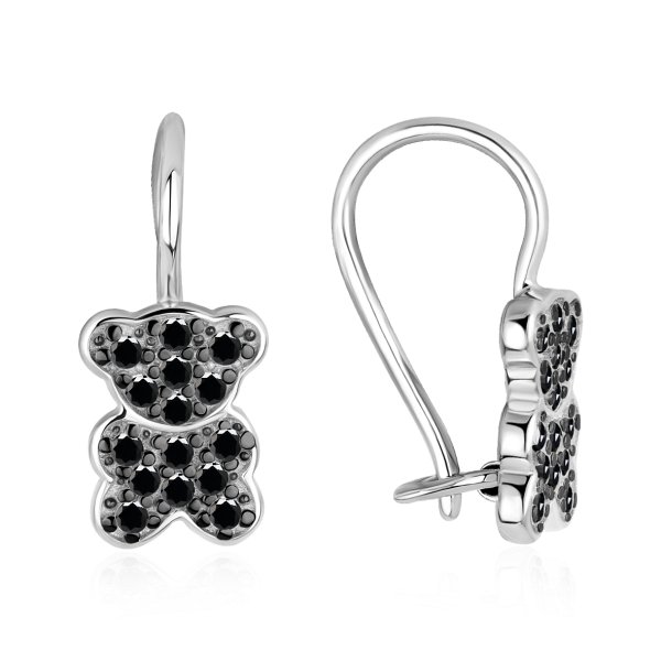 Серьги KRASNOE - Серебро 925, Синтетический ситалл (арт. 2340885608л-20)