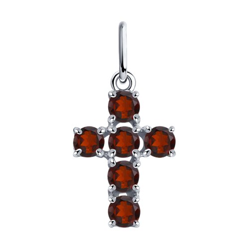 Подвеска SOKOLOV - Серебро 925, Гранат (арт. 92030715)