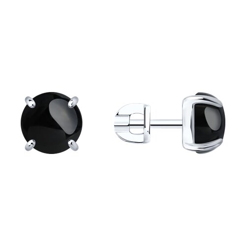 Серьги Diamant - Серебро 925, Агат (арт. 94-322-02384-1)