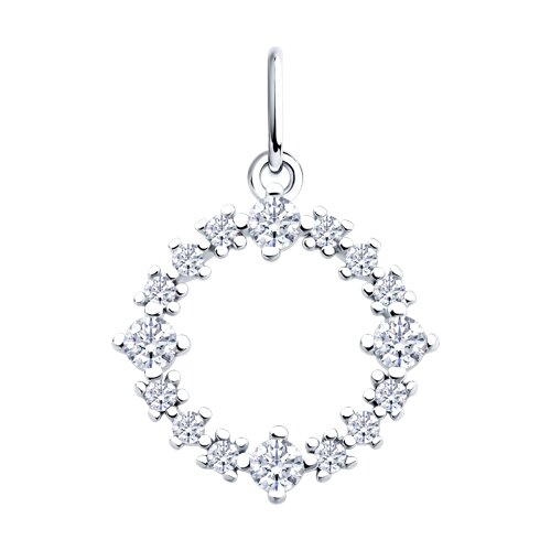 Подвеска SOKOLOV - Серебро 925, Фианит (арт. 94033336)