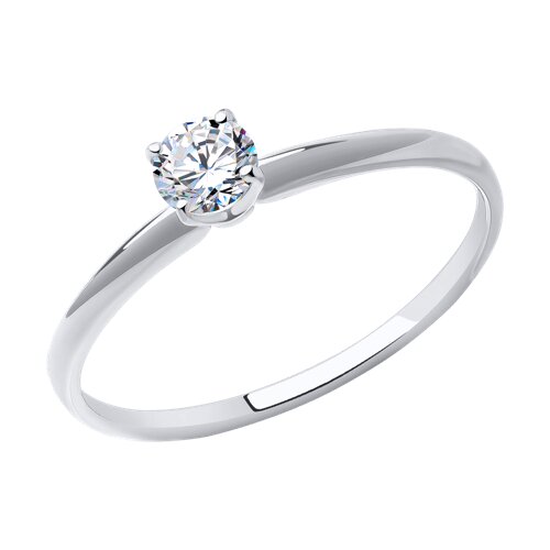 Кольцо SOKOLOV - Золото 585, Фианит (арт. 019087-3)