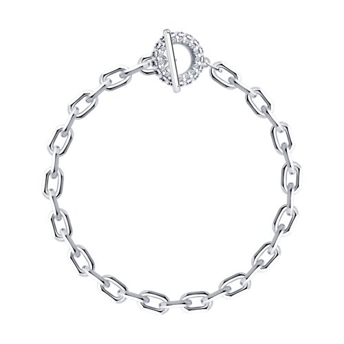 Браслет SOKOLOV - Серебро 925, Фианит (арт. 94051612)