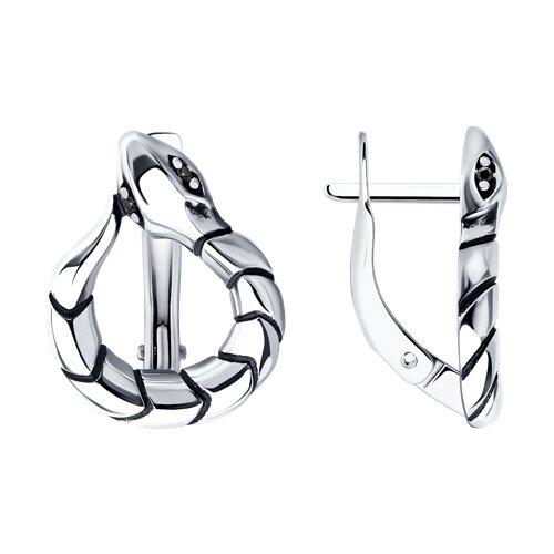 Серьги Diamant - Серебро 925, Фианит (арт. 95-120-02292-1)