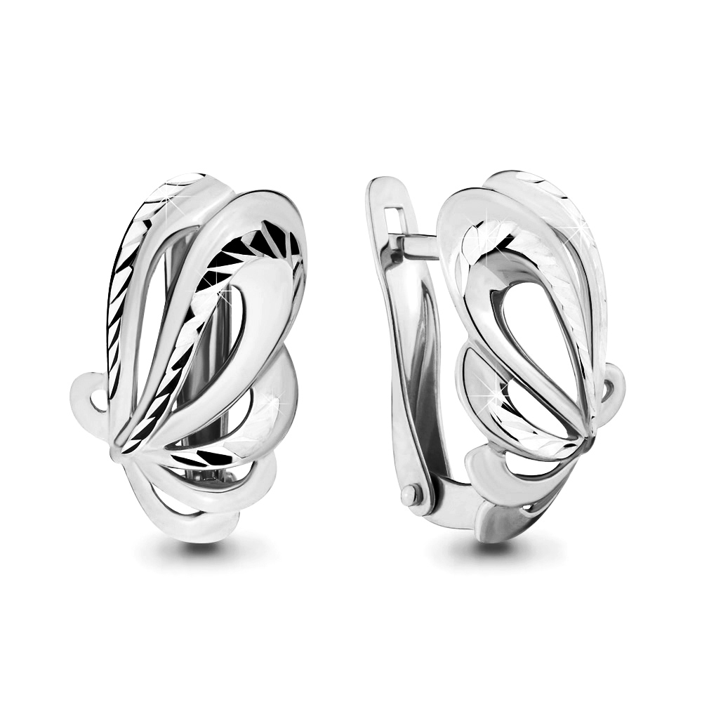 Серьги Аквамарин - Серебро 925 (арт. 33513.5)