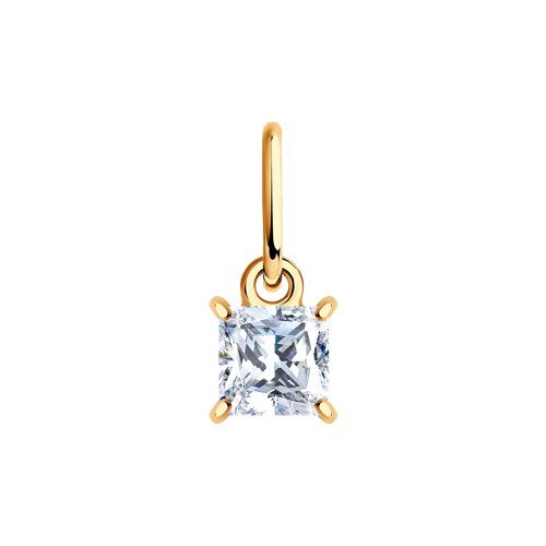 Подвеска Diamant - Золото 585, Фианит (арт. 51-130-02938-1)