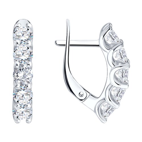 Серьги Diamant - Серебро 925, Фианит (арт. 94-120-00086-1)