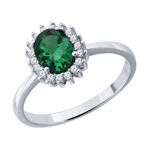 Кольцо SOKOLOV - Серебро 925, Фианит (арт. 94014918-91)