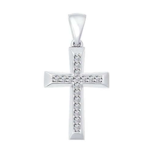 Подвеска SOKOLOV - Золото 585, Фианит (арт. 034877-3)