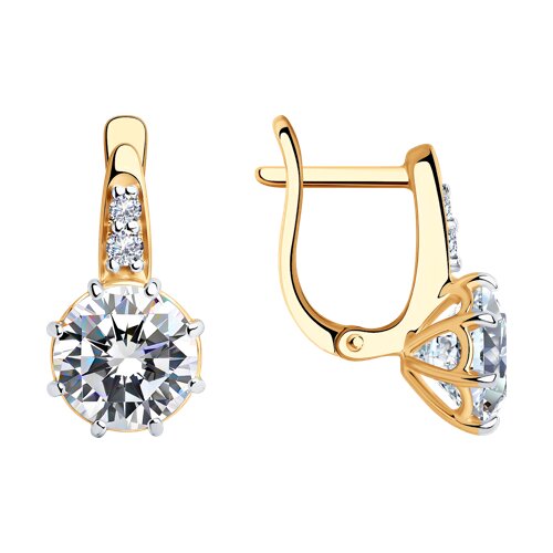 Серьги SOKOLOV - Серебро 925, Фианит (арт. 93022273)