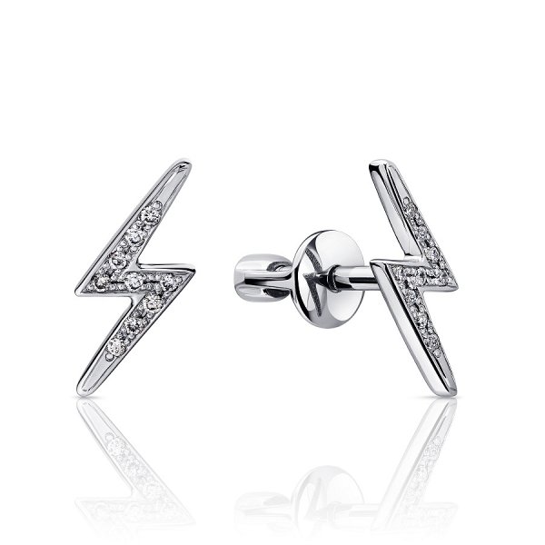 Серьги Platinum Lab. - Платина 950 (арт. ПС-323-01)