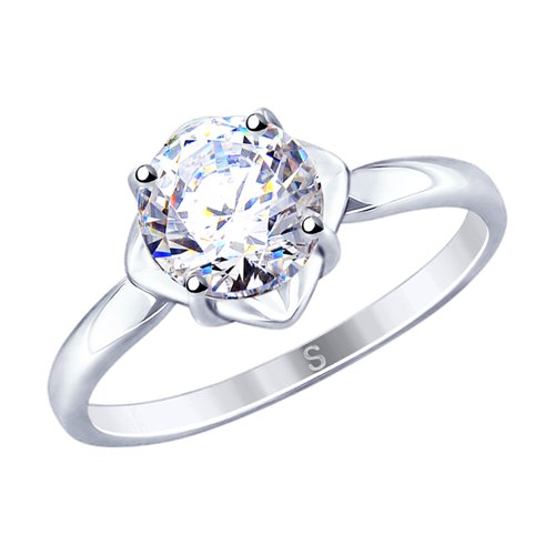 Кольцо SOKOLOV - Серебро 925, Swarovski (арт. 89010115)
