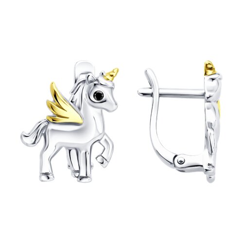 Серьги SOKOLOV - Серебро 925, Фианит (арт. 94027350)