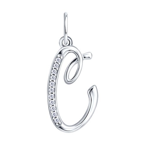 Подвеска SOKOLOV - Серебро 925, Фианит (арт. 94031376)