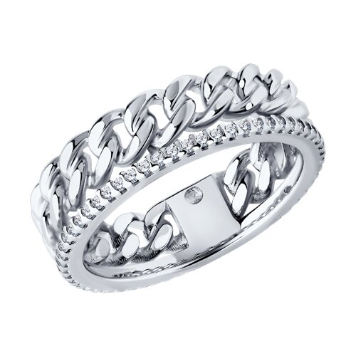 Кольцо SOKOLOV - Серебро 925, Фианит (арт. 94014232)