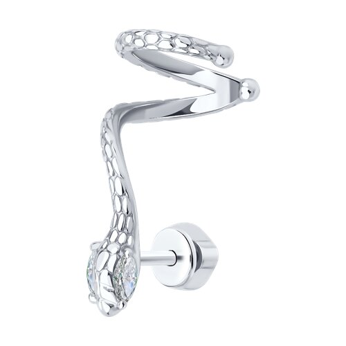 Серьга SOKOLOV - Серебро 925, Фианит (арт. 94170375)