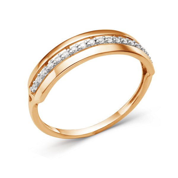 Кольцо ЮФ Династия - Золото 585, Фианит (арт. 000531-1102)