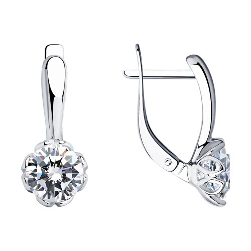 Серьги SOKOLOV - Серебро 925, Фианит (арт. 94025229)