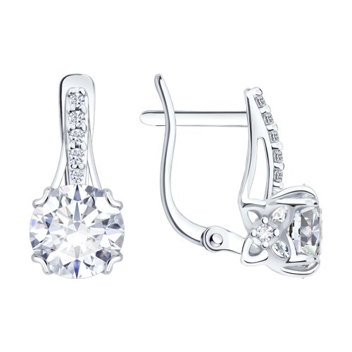 Серьги Diamant - Серебро 925, Фианит (арт. 94-120-00035-1)