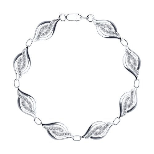 Браслет SOKOLOV - Серебро 925, Фианит (арт. 94050258)