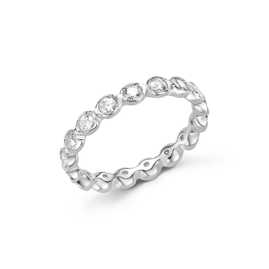 Кольцо Дар - Серебро 925, Синтетический муассанит (арт. К-2504рс16128)