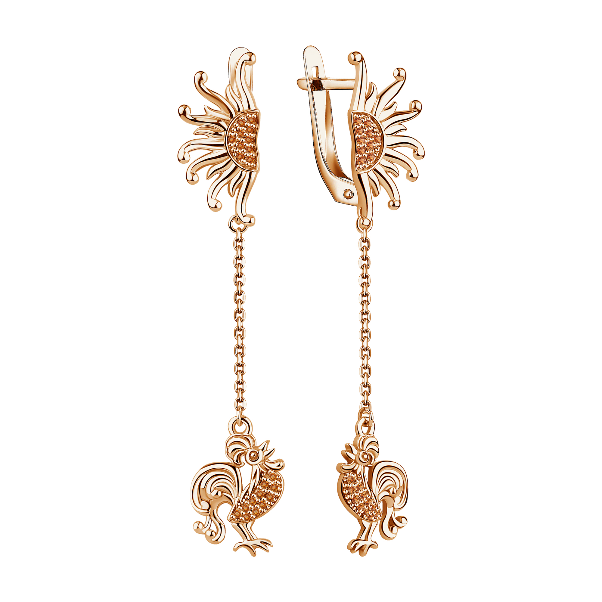 Серьги Talant - Серебро 925, Фианит (арт. 14-78-0007-17355)