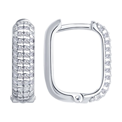 Серьги SOKOLOV - Серебро 925, Фианит (арт. 94027129)