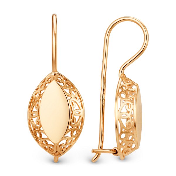 Серьги ЮФ Династия - Золото 585 (арт. 013992-1000)