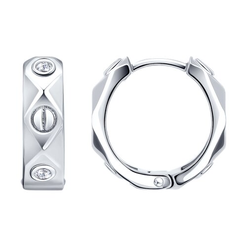 Серьги SOKOLOV - Серебро 925, Фианит (арт. 94027621-91)